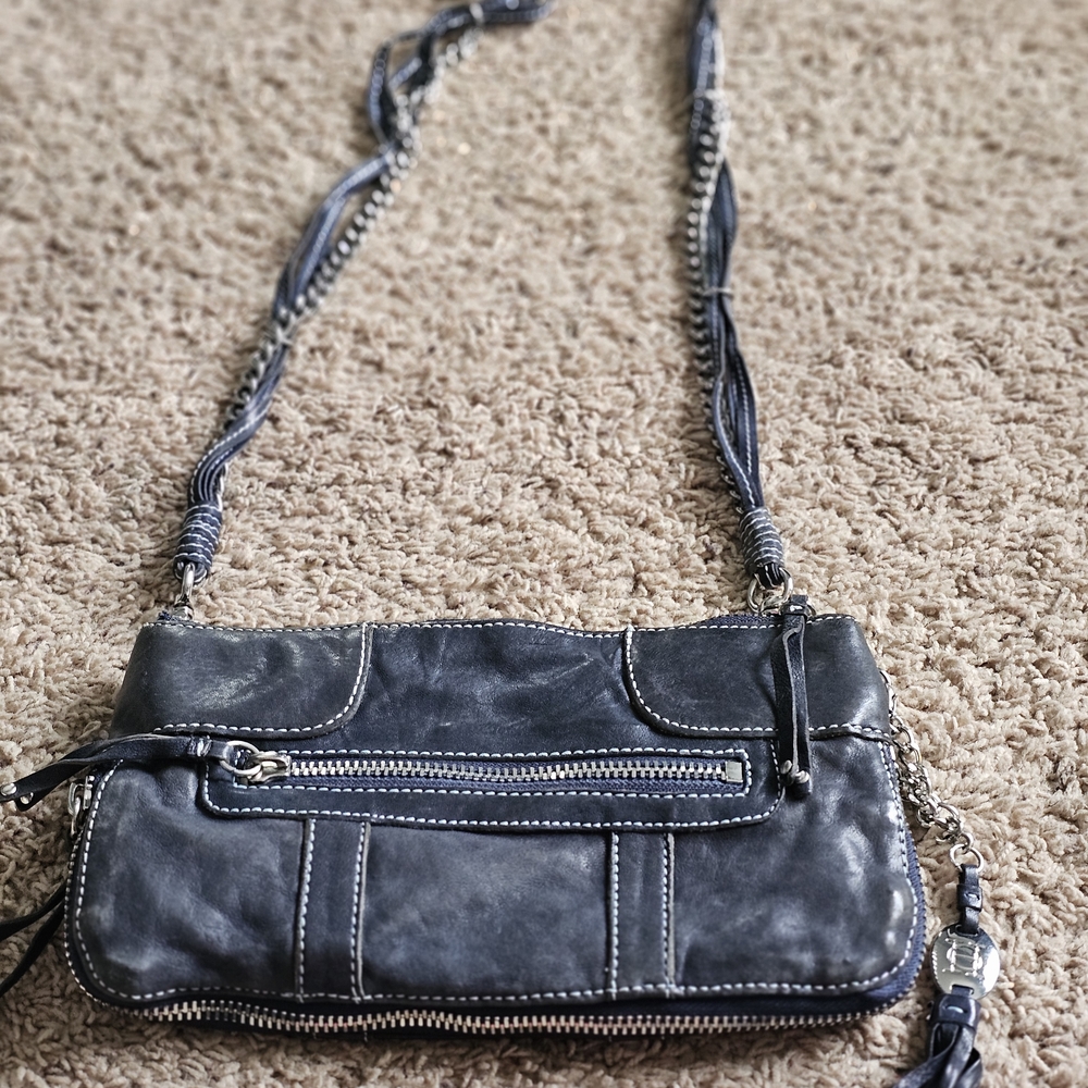 Olivia Harris Charcoal Crossbody Bag